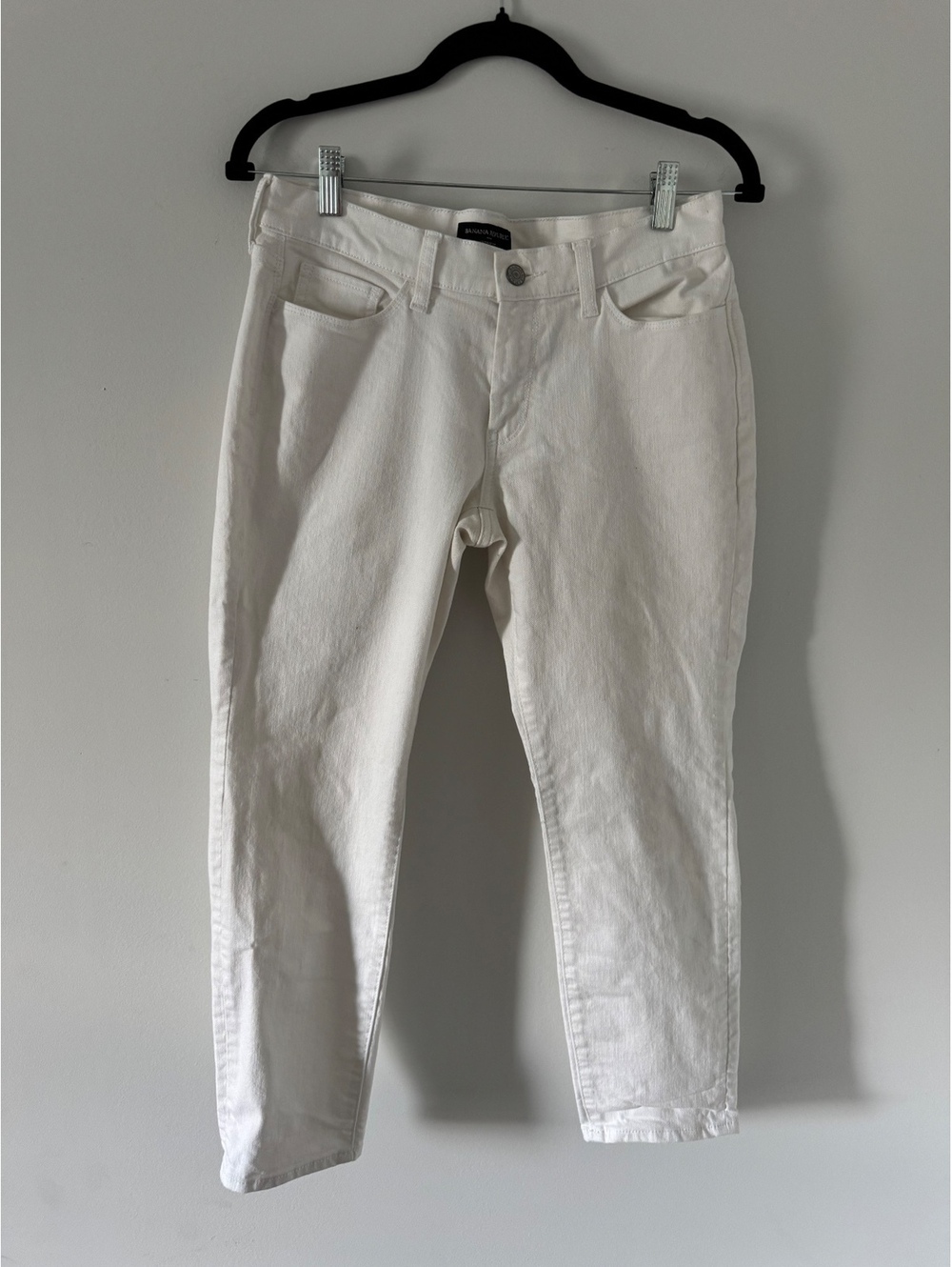 Banana Republic White Skinny Fit Jeans Size 29/8